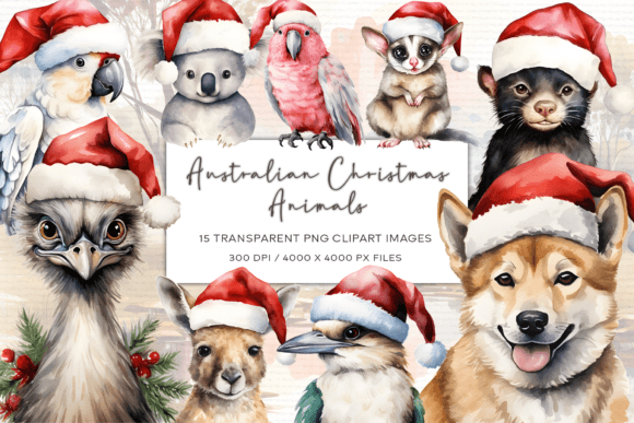 Christmas Australian Animals Clipart: A Review for Digital Sellers