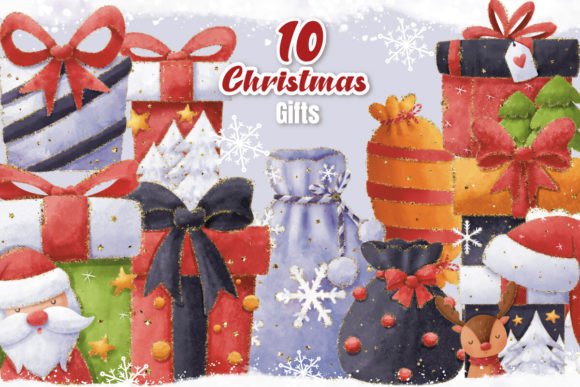 Cute Christmas Gifts Collection: Festive Illustrations for Local Brands