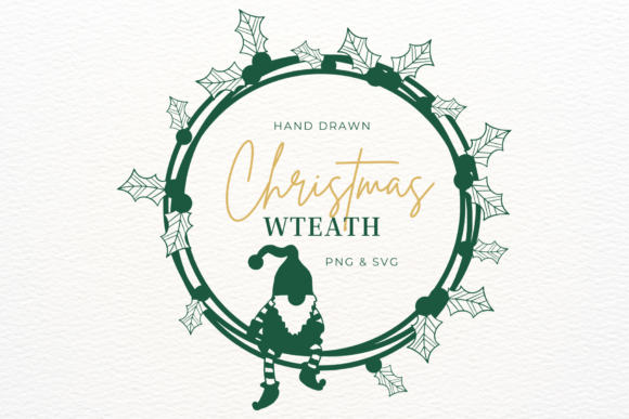 Hand Drawn Christmas Wreath SVG PNG: A Crafter's Review