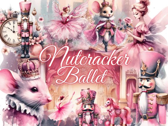 Nutcracker Clipart - Christmas Clipart for Modern Illustrations