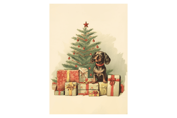 Sausage Dog Christmas Card 1: A Practical Review for Illustrations Sellers
