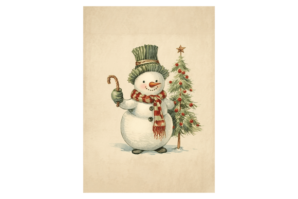Snowman Christmas Card 2: A Review of Seasonal Illustrations for Branding
