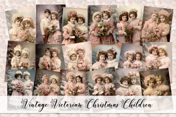 Vintage Victorian Christmas Children: A Review of These Illustrations