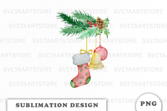 Watercolor Christmas Stocking PNG: A Designer's Review of Seasonal Illustrations